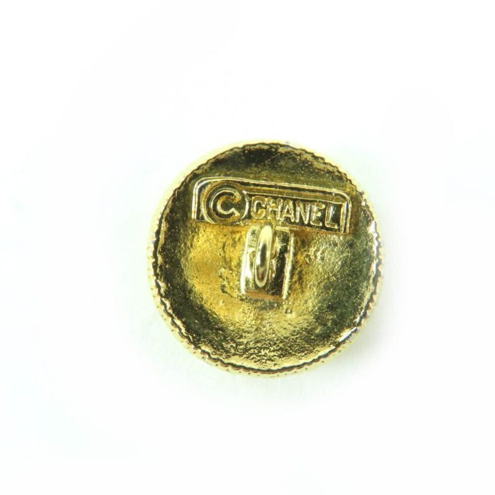 Chanel Coco Mark Coco Button Gold Button Metal Bu… - image 4